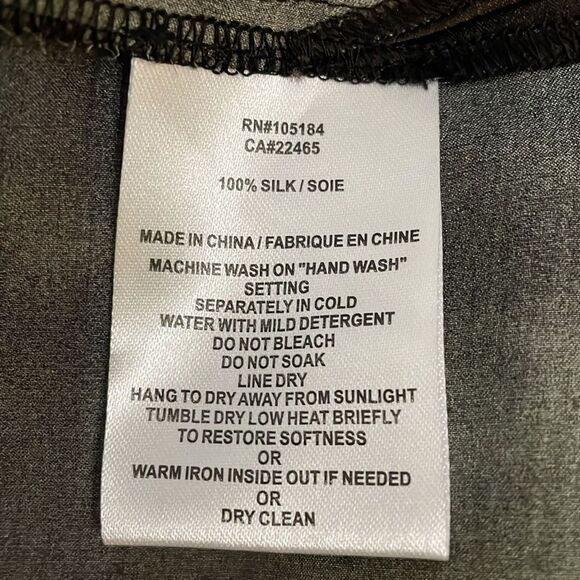 SOLD Go By Go Silk Washable Silk Pullover Blouse Womens Size Medium - Picture 9 of 11